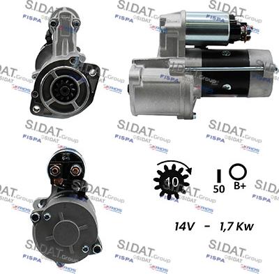 Sidat S12MH0130A2 - Motorino d'avviamento autozon.pro