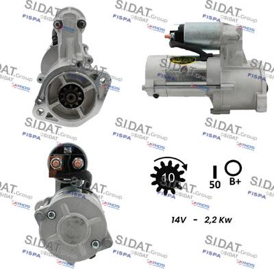 Sidat S12MH0130 - Motorino d'avviamento autozon.pro