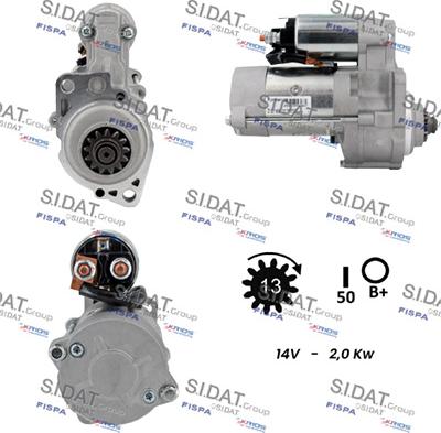 Sidat S12MH0871A2 - Motorino d'avviamento autozon.pro