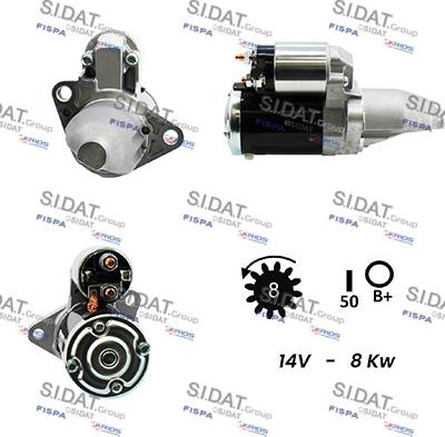 Sidat S12MH0274 - Motorino d'avviamento autozon.pro