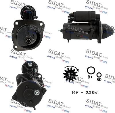 Sidat S12ML0965 - Motorino d'avviamento autozon.pro