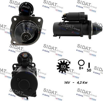 Sidat S12ML0970 - Motorino d'avviamento autozon.pro