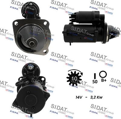 Sidat S12ML0973 - Motorino d'avviamento autozon.pro