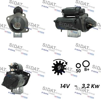 Sidat S12ML0664A2 - Motorino d'avviamento autozon.pro