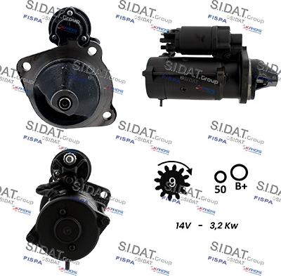 Sidat S12ML0664 - Motorino d'avviamento autozon.pro