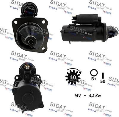 Sidat S12ML0663 - Motorino d'avviamento autozon.pro