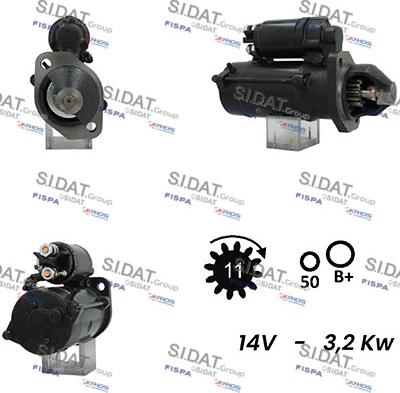 Sidat S12ML0391A2 - Motorino d'avviamento autozon.pro