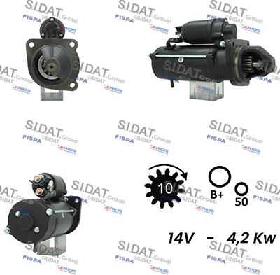 Sidat S12ML0301A2 - Motorino d'avviamento autozon.pro