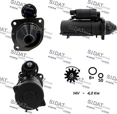 Sidat S12ML0265 - Motorino d'avviamento autozon.pro