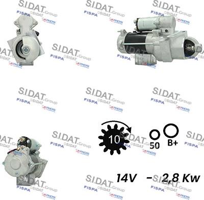 Sidat S12NK0500A2 - Motorino d'avviamento autozon.pro