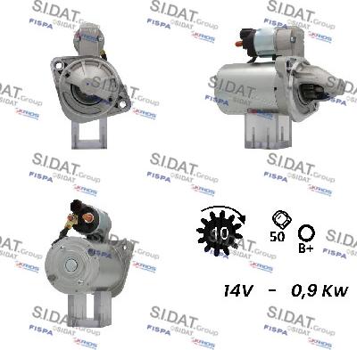 Sidat S12VA0561A2 - Motorino d'avviamento autozon.pro