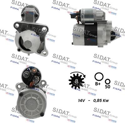 Sidat S12VA0061 - Motorino d'avviamento autozon.pro