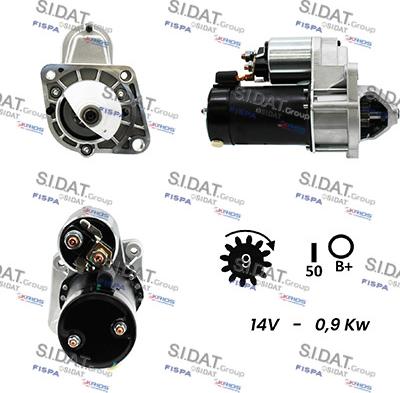 Sidat S12VA0006A2 - Motorino d'avviamento autozon.pro