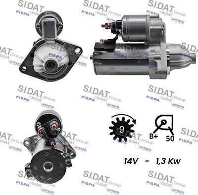 Sidat S12VA0017A2 - Motorino d'avviamento autozon.pro