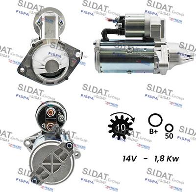 Sidat S12VA0084A2 - Motorino d'avviamento autozon.pro