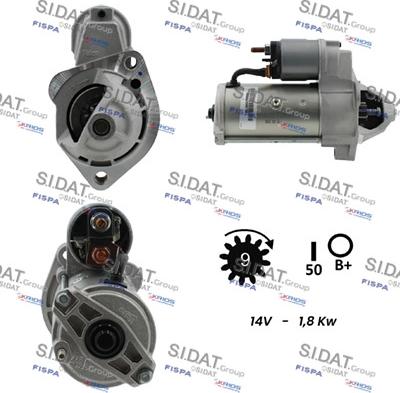 Sidat S12VA0026 - Motorino d'avviamento autozon.pro