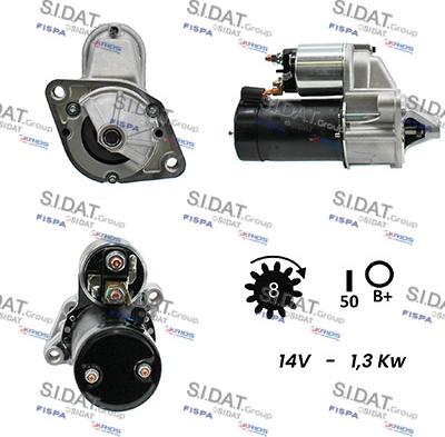 Sidat S12VA0159A2 - Motorino d'avviamento autozon.pro