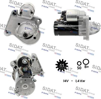 Sidat S12VA0102 - Motorino d'avviamento autozon.pro