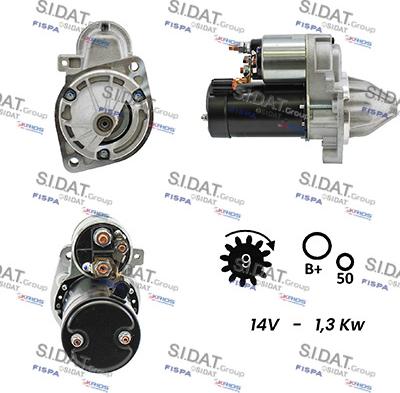 Sidat S12VA0118A2 - Motorino d'avviamento autozon.pro