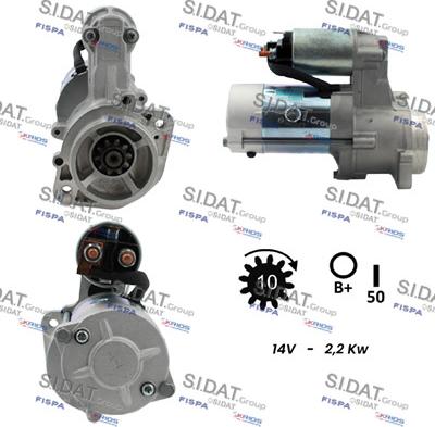 Sidat S12VA0174 - Motorino d'avviamento autozon.pro