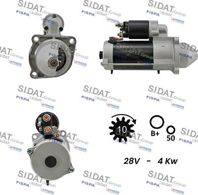 Sidat S24BH0081A2 - Motorino d'avviamento autozon.pro