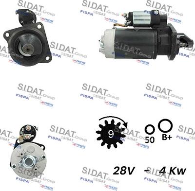 Sidat S24BH0036A2 - Motorino d'avviamento autozon.pro