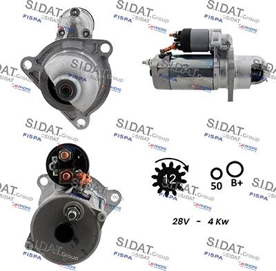 Sidat S24BH0105 - Motorino d'avviamento autozon.pro