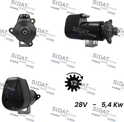 Sidat S24BH0103A2 - Motorino d'avviamento autozon.pro