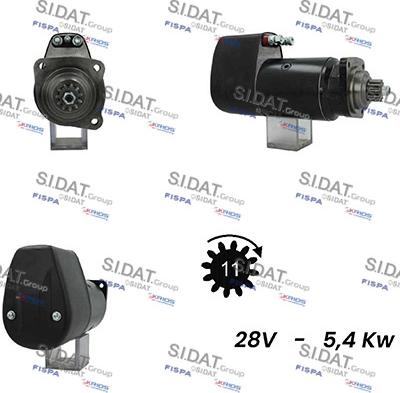 Sidat S24BH0102A2 - Motorino d'avviamento autozon.pro