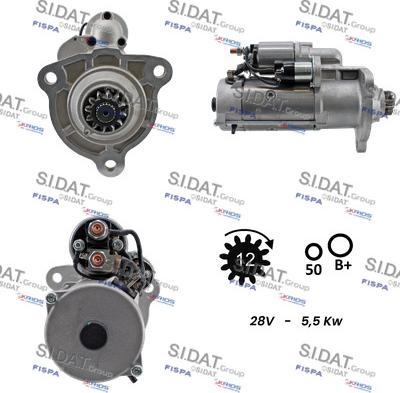 Sidat S24BH0123A2 - Motorino d'avviamento autozon.pro