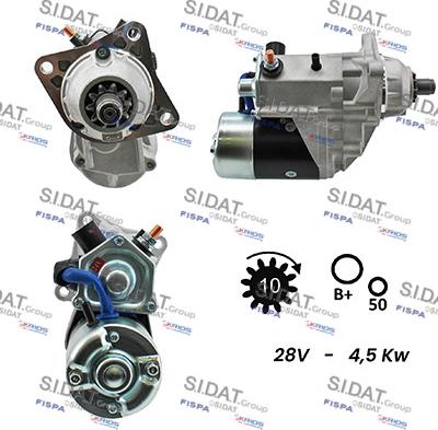 Sidat S24DE0050A2 - Motorino d'avviamento autozon.pro