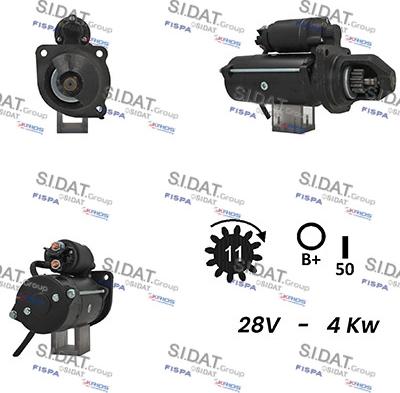 Sidat S24ML0150A2 - Motorino d'avviamento autozon.pro