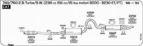 Sigam 018019 - Supporto, Imp. gas scarico autozon.pro