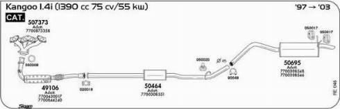 Sigam 507373 - Curva di raccordo, Imp. gas scarico autozon.pro