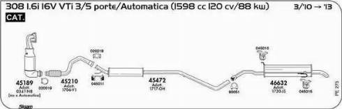 Sigam 045015 - Supporto, Imp. gas scarico autozon.pro