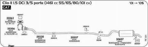 Sigam 507373 - Curva di raccordo, Imp. gas scarico autozon.pro