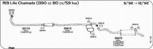 Sigam 050016 - Supporto, Imp. gas scarico autozon.pro