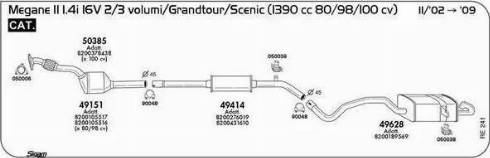 Sigam 050038 - Supporto, Imp. gas scarico autozon.pro