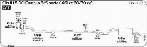 Sigam 050006 - Guarnizione, Tubo gas scarico autozon.pro