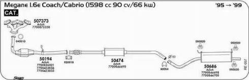 Sigam 507373 - Curva di raccordo, Imp. gas scarico autozon.pro