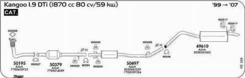 Sigam 050020 - Supporto, Imp. gas scarico autozon.pro