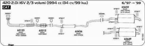 Sigam 023001 - Guarnizione, Tubo gas scarico autozon.pro