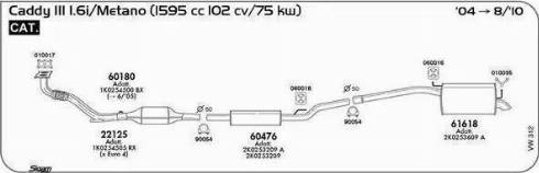 Sigam 010035 - Supporto, Imp. gas scarico autozon.pro