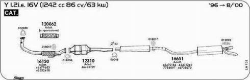 Sigam 012022 - Supporto, Imp. gas scarico autozon.pro