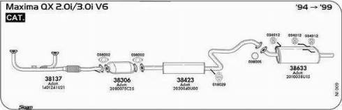 Sigam 038005 - Anello tenuta, Tubo gas scarico autozon.pro