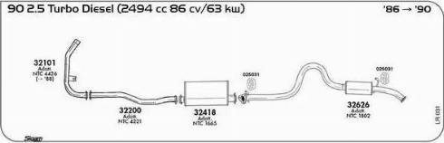 Sigam 025031 - Supporto, Imp. gas scarico autozon.pro