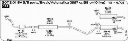 Sigam 020036 - Supporto, Imp. gas scarico autozon.pro