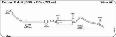 Sigam 021001 - Guarnizione, Tubo gas scarico autozon.pro