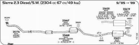 Sigam 073010 - Supporto, Imp. gas scarico autozon.pro