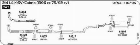 Sigam 073017 - Supporto, Imp. gas scarico autozon.pro